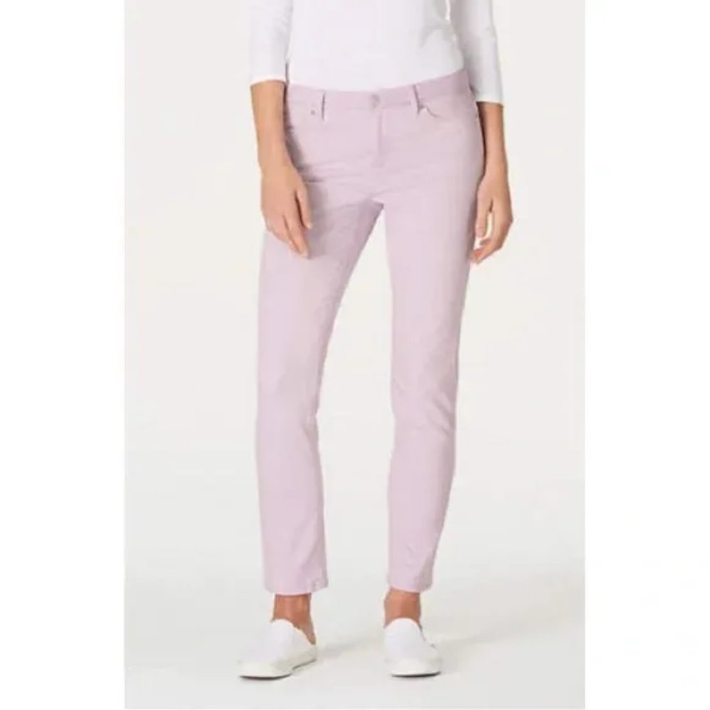 J. Jill Lavender Authentic Fit Slim Ankle Jeans Size 16